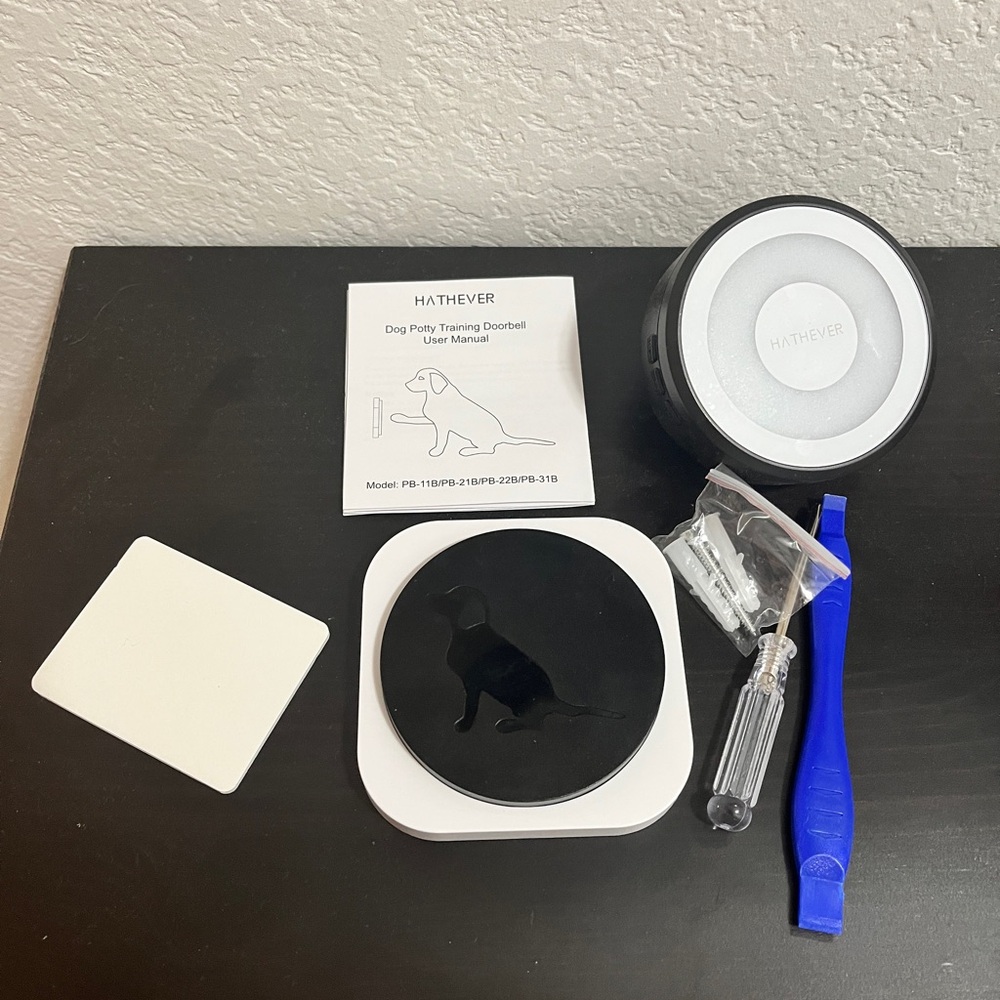 Mathever Dog Potty Training Doorbell Set